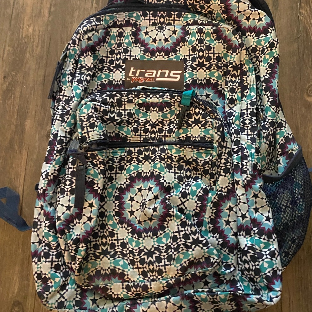 Blue Patterned Jansport